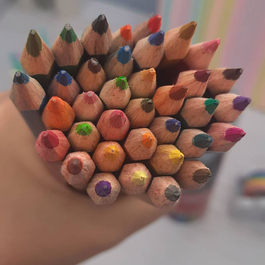 مداد رنگی 36 رنگ لوله ای دایناسور