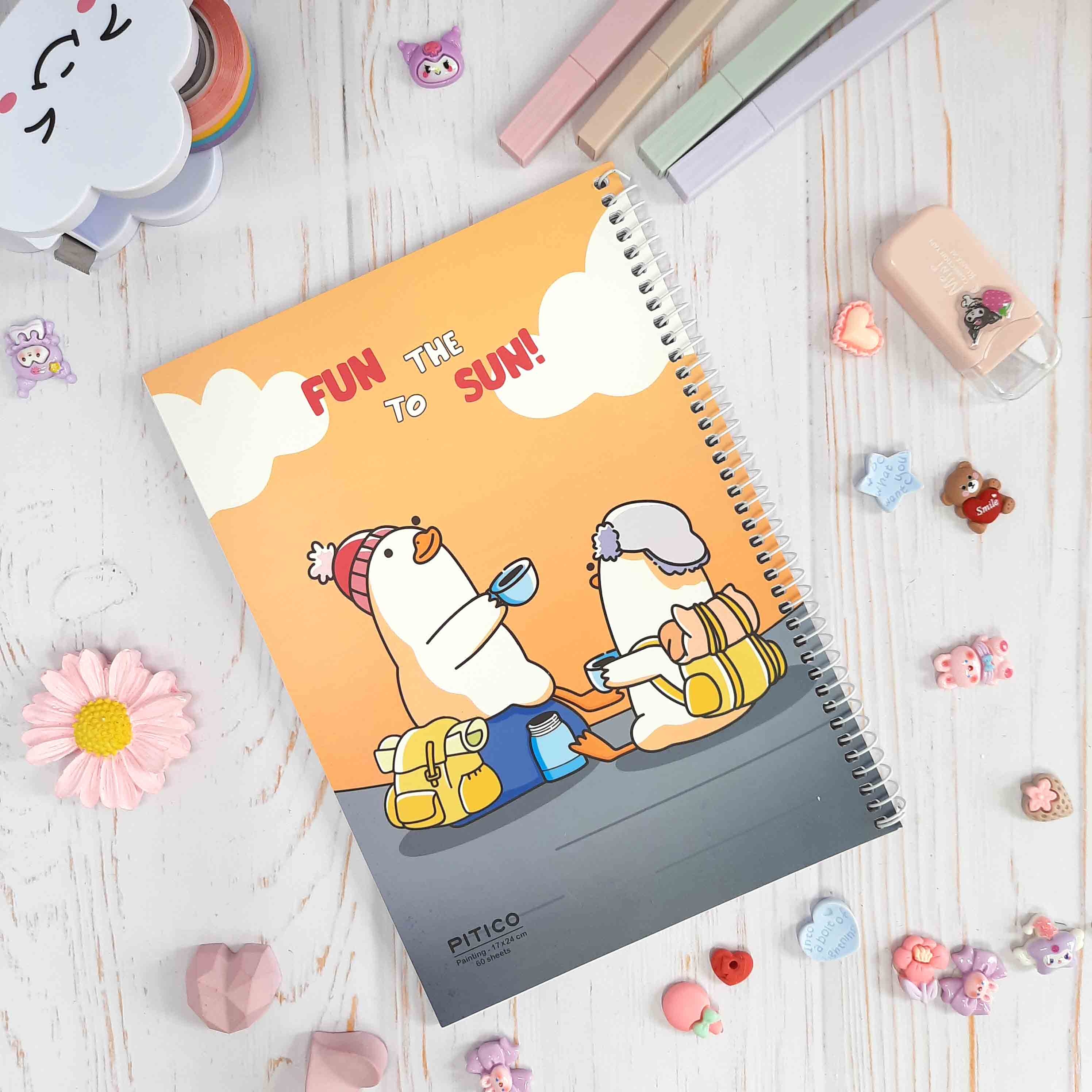 دفتر نقاشی 60 برگ فانتزی پیتیکو 354