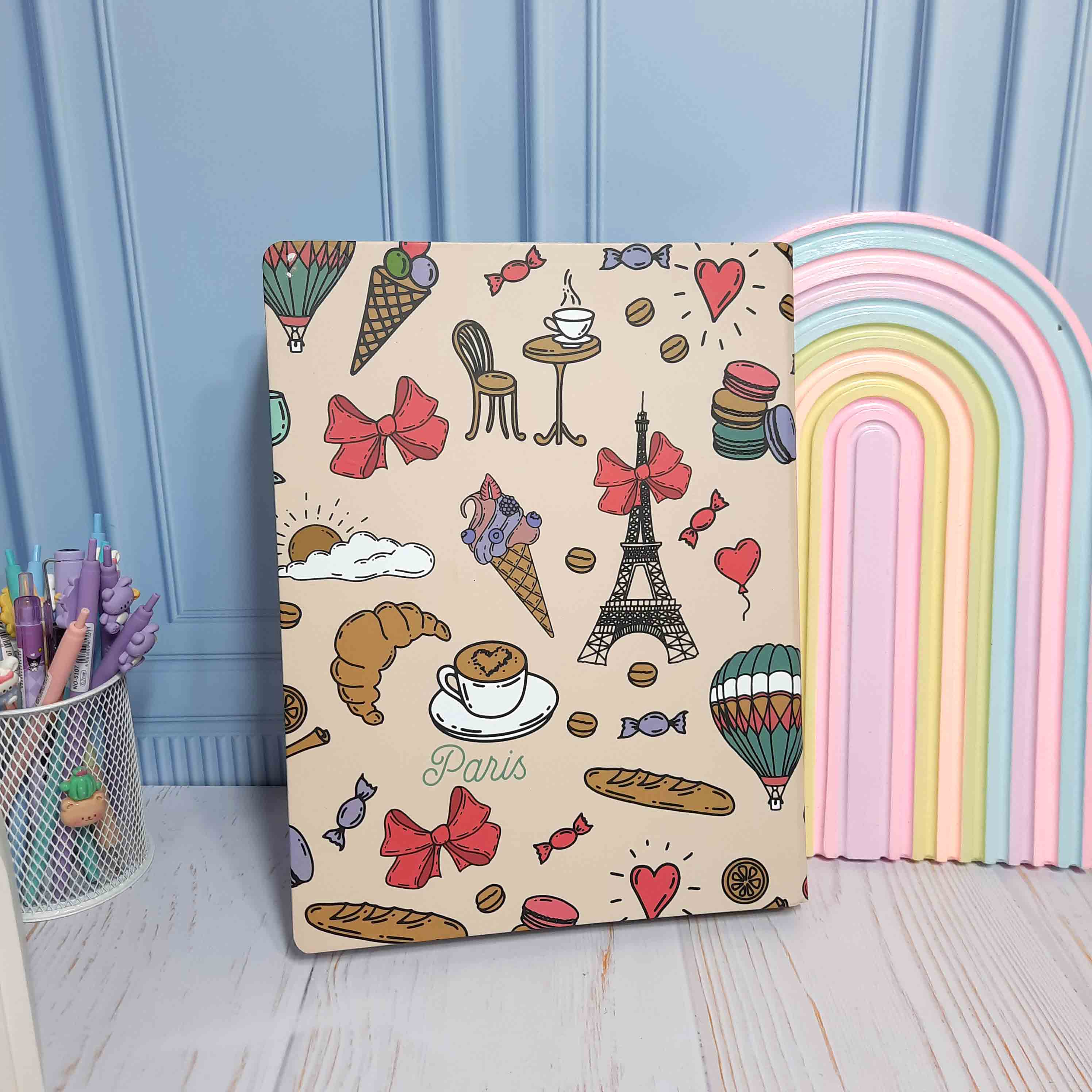 دفتر کلاسور 100 برگ قفل پلاستیکی 26 سوراخ پاییزان