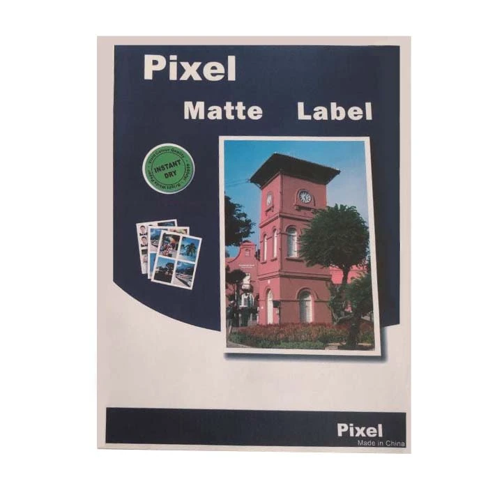کاغذ A4 پشت چسب دار پیکسل مدل مات بسته 6 عددی