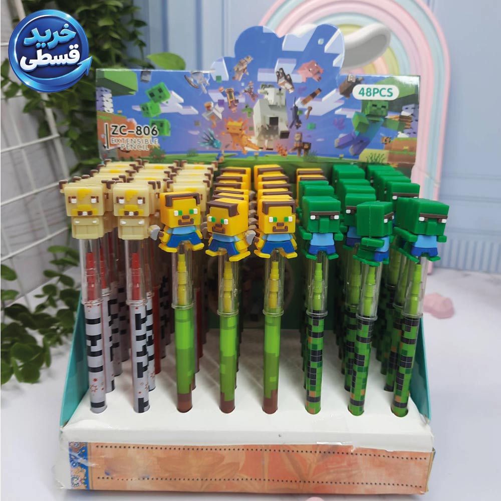 مداد فشنگی طرح ماینکرافت