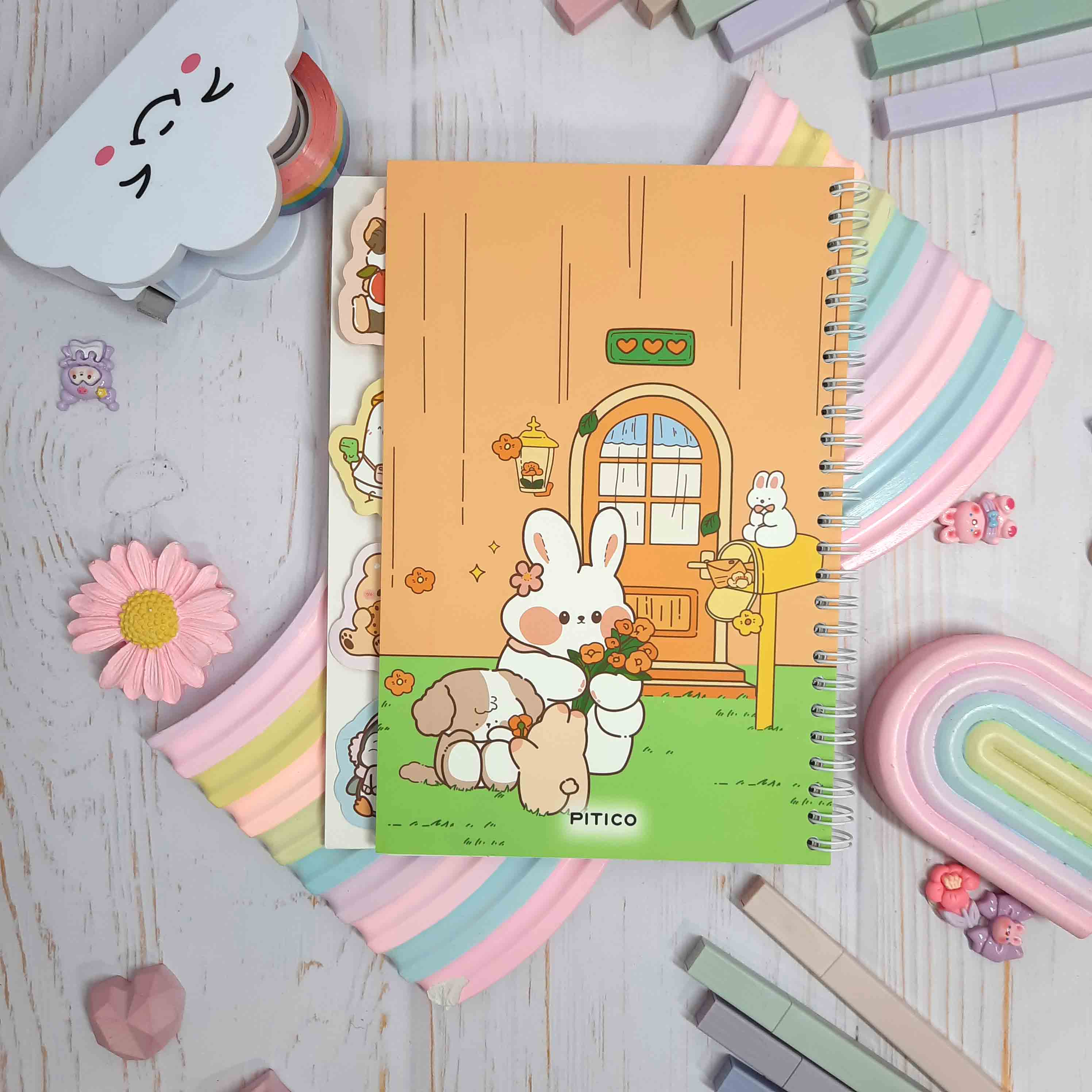 دفتر حاشیه دار دیوایدر دار پیتیکو 395