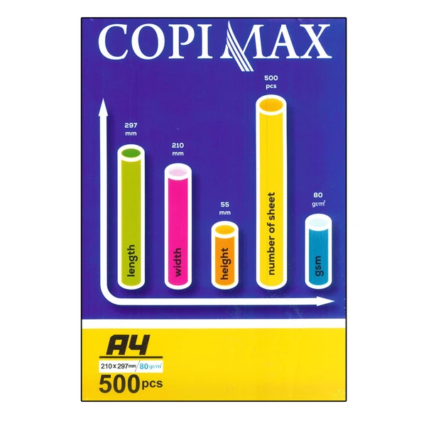 کاغذ A4 کپی مکس مدل اکسلنت بسته 500 عددی