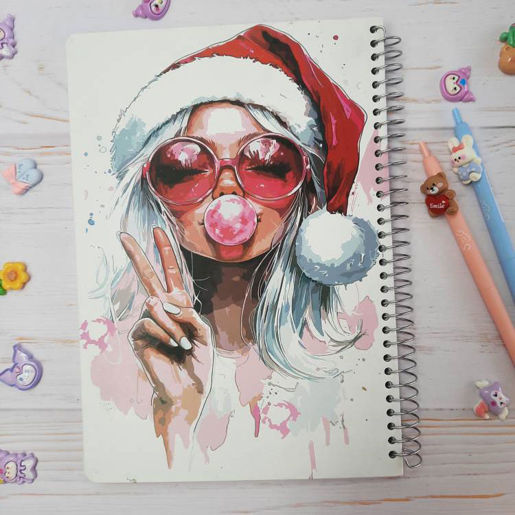 دفتر 100 برگ جلد سخت پاییزان