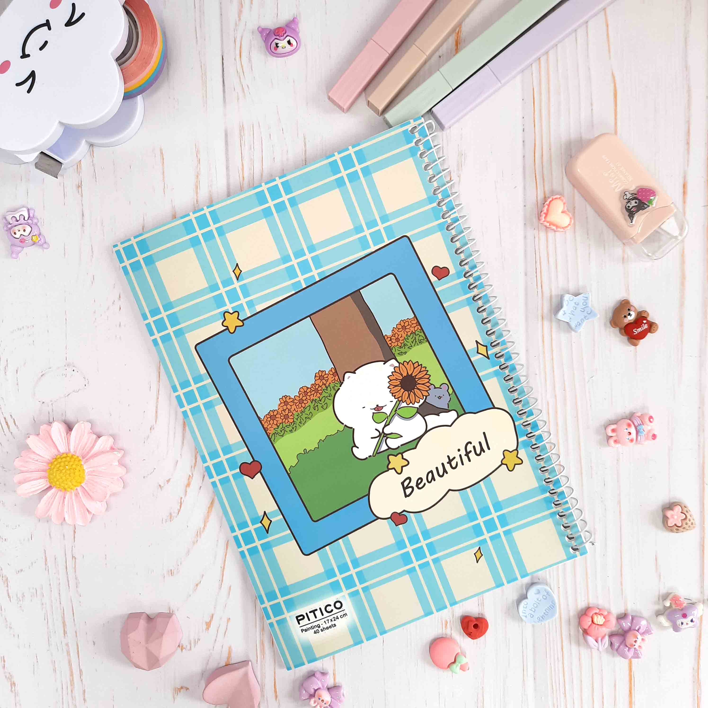 دفتر نقاشی 40 برگ فانتزی پیتیکو346