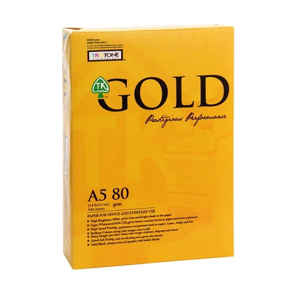 کاغذ A5 گلد بسته 500 عددی